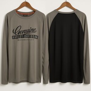 Harley-Davidson HD Performance Genuine MotorClothes Mesh Panel Long Sleeve Shirt